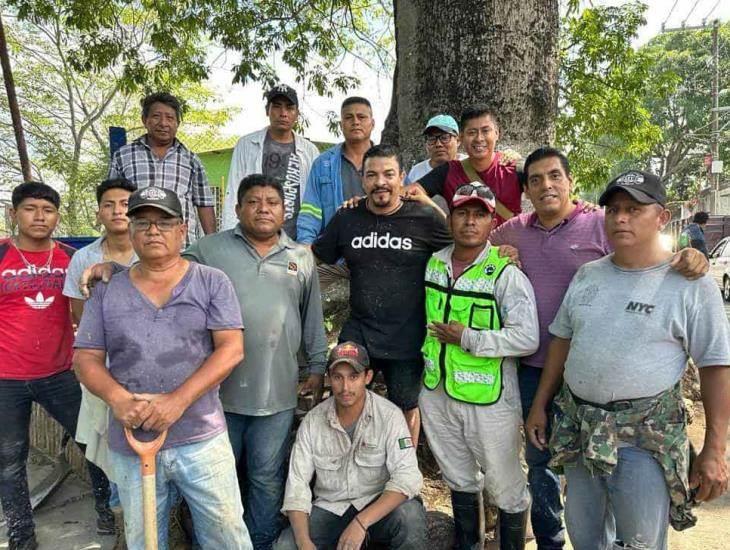 Con Tequio Con Tokio se dignifican y transforman escuelas de San Andrés Tuxtla: Gómez Cazarín