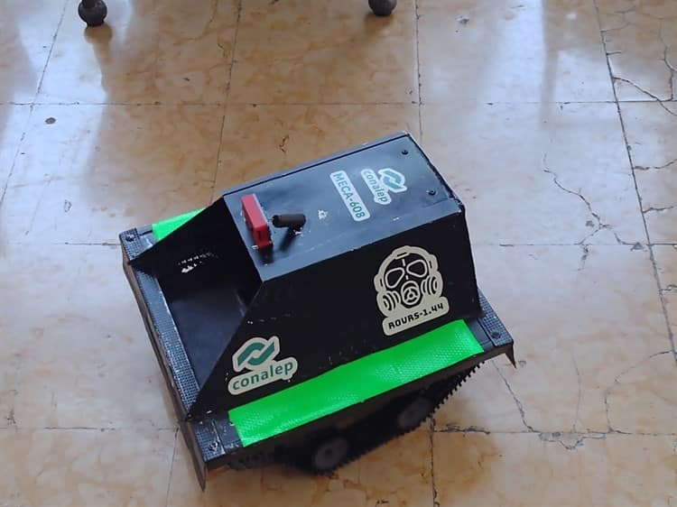 Estudiantes del Conalep de Veracruz crean robot detector de gas