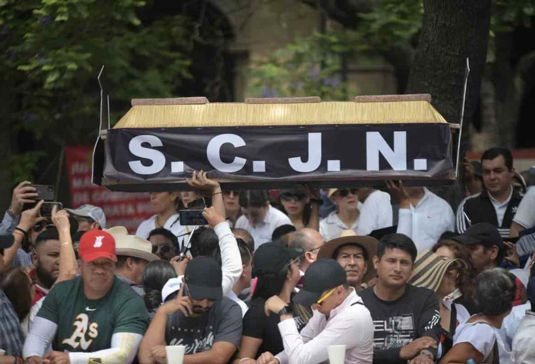 OPLE sin quejas formales por protesta con ataúdes ante la SCJN