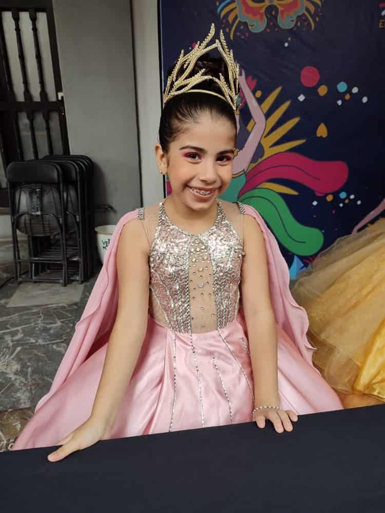 Daniela Rivera se convierte en la reina infantil electa del Carnaval de Veracruz 2023