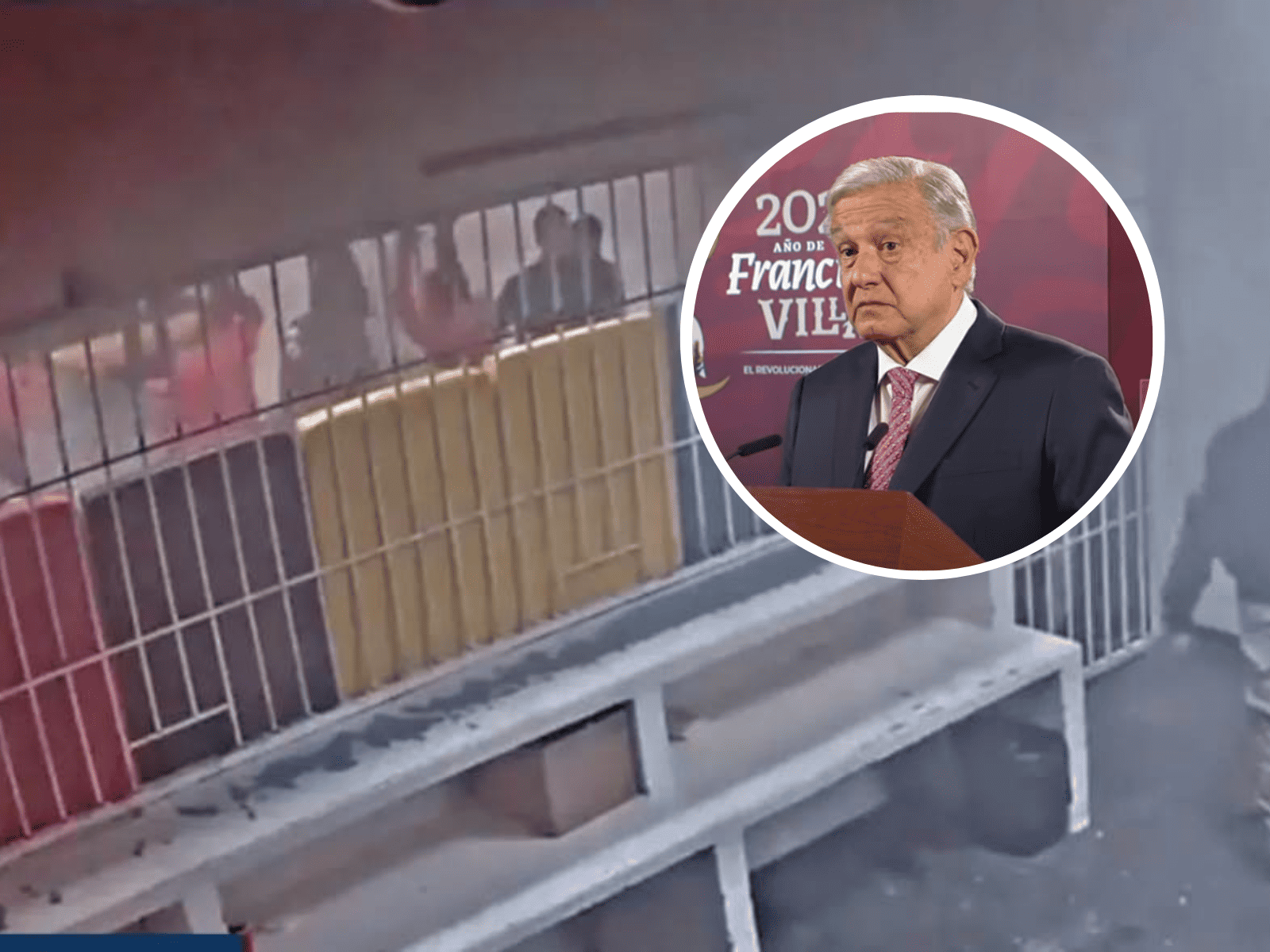 AMLO reprueba reserva de videos de incendio donde murieron migrantes en Juárez