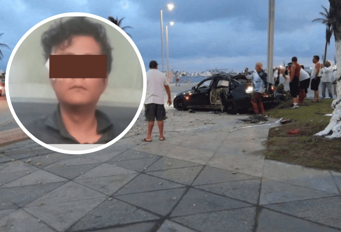 Dan prisión preventiva a conductor del auto que se accidentó en bulevar de Veracruz