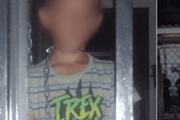 Rescatan a niño encadenado dentro de una casa, en Tabasco