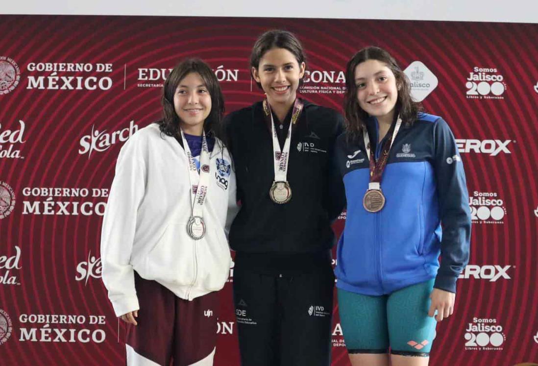 Consigue Veracruz medallas en natación