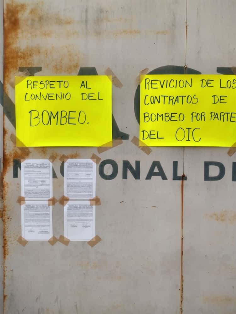 Acusan desplazamiento laboral en presa La Cangrejera