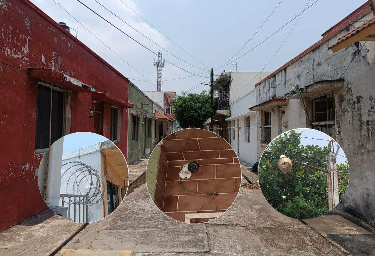 Colonia Centro de Veracruz: sin alumbrado y vigilancia ladrones acechan a vecinos