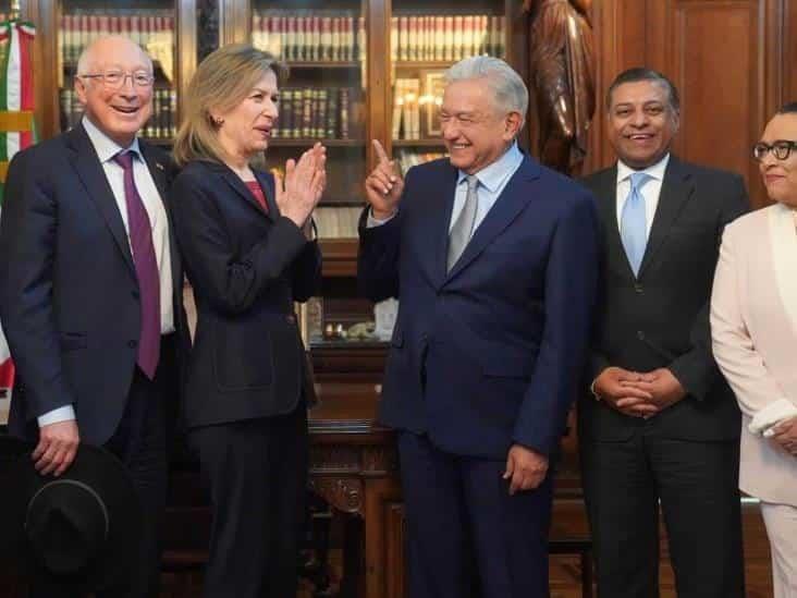Fue muy buena; AMLO tras reunión con Elizabeth Sherwood - Randall
