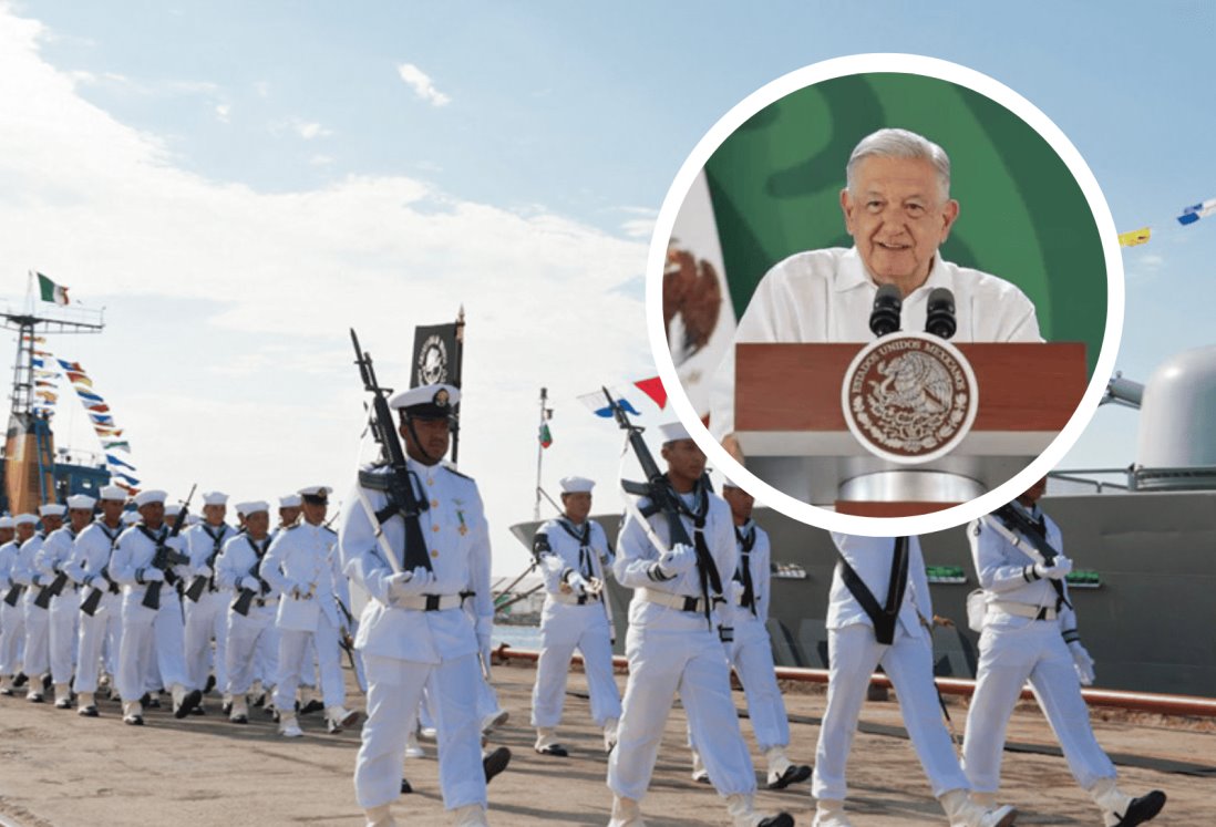 “Marina es un pilar fundamental para el Desarrollo del país”, asegura AMLO