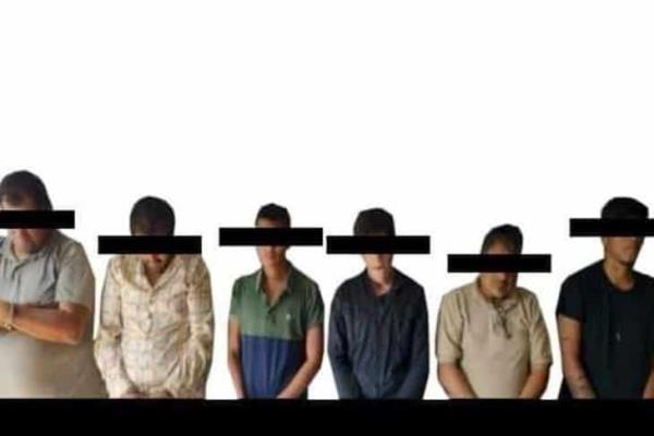 Captura SSP a seis hombres con 70 dosis de polvo blanco en Minatitlán