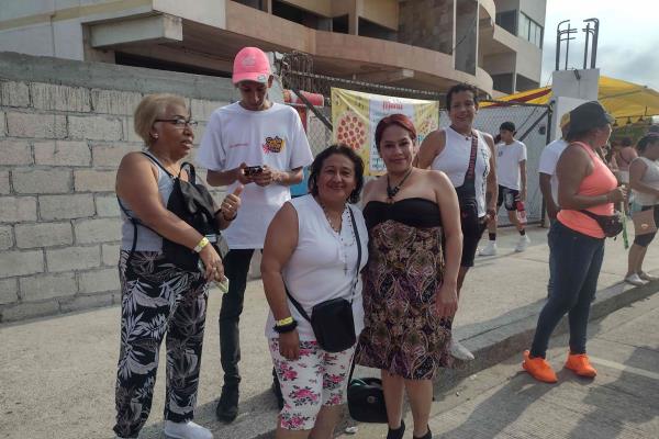 Pamela viajó desde la CDMX para el Salsa Fest 2023