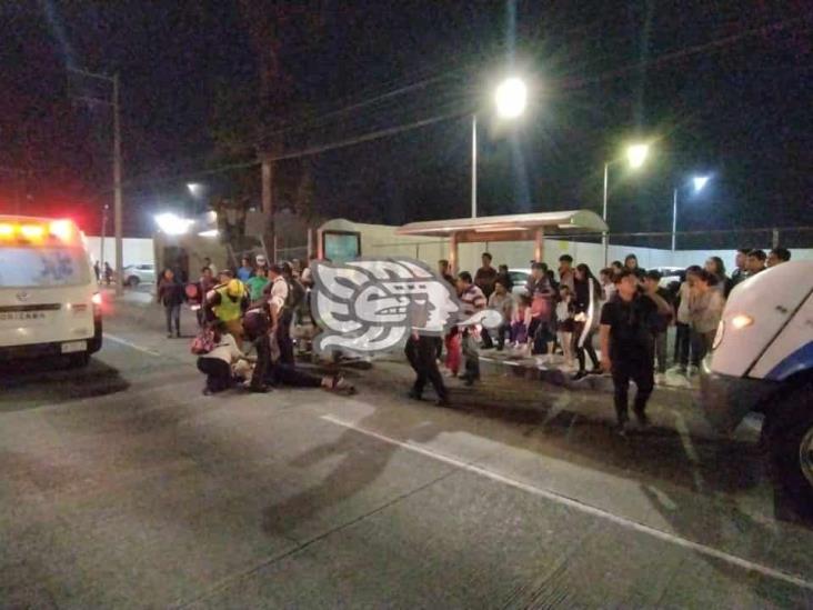 Dos hombres fueron atropellados en calles de Orizaba