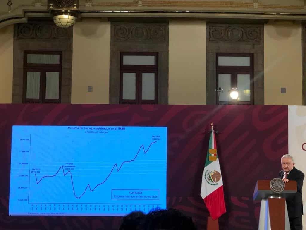 Economía mexicana crecería 4% este año, destaca AMLO