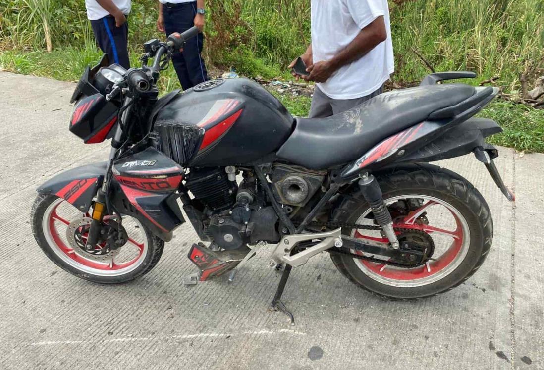 Motociclista es atropellado por automóvil que se fugó en Cosamaloapan