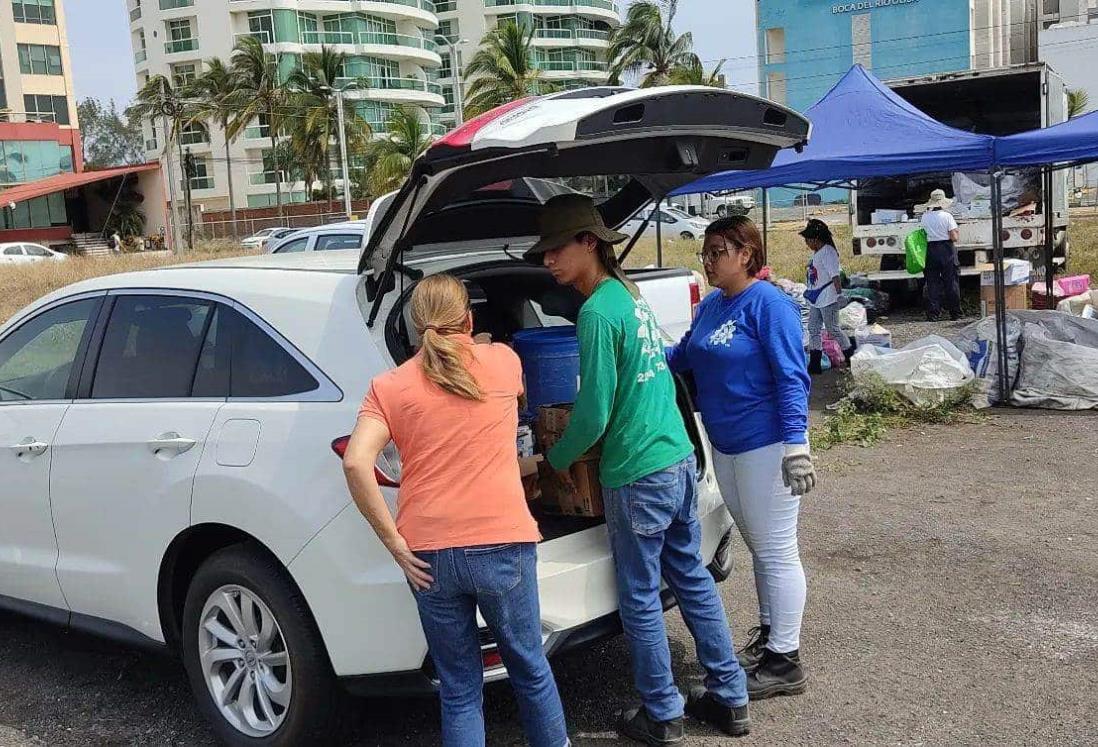 Reciclemos y Ayudemos recolecta materiales reciclables en Boca del Río