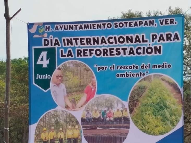 Realizan campaña de reforestación en la Sierra de Santa Martha