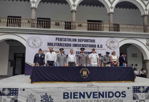 Conmemoran 35 años del Pentathlón Deportivo Militarizado en Veracruz