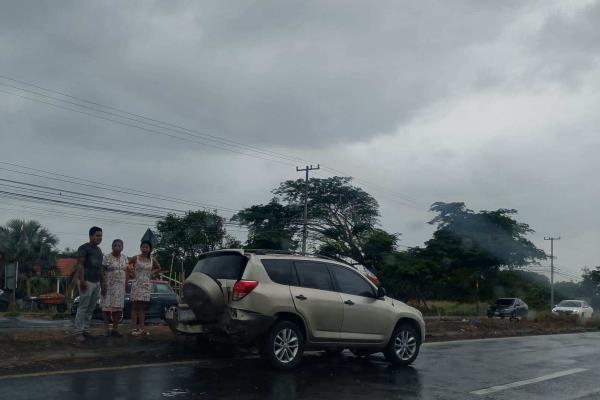 Se registra choque por alcance en carretera de Paso del Toro