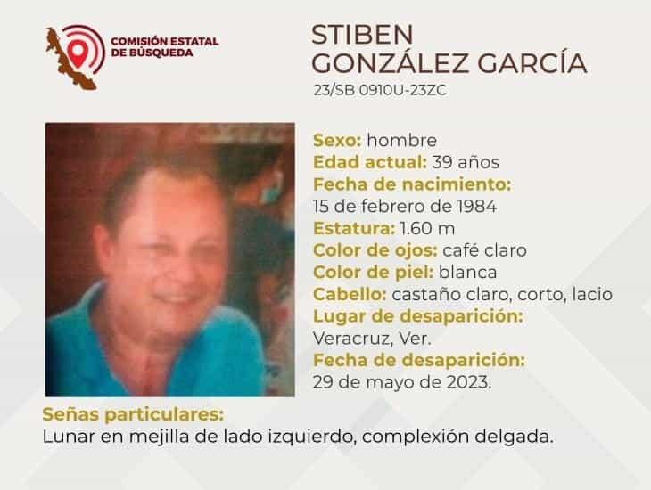 Buscan a Stiben González desapareció en calles de Veracruz