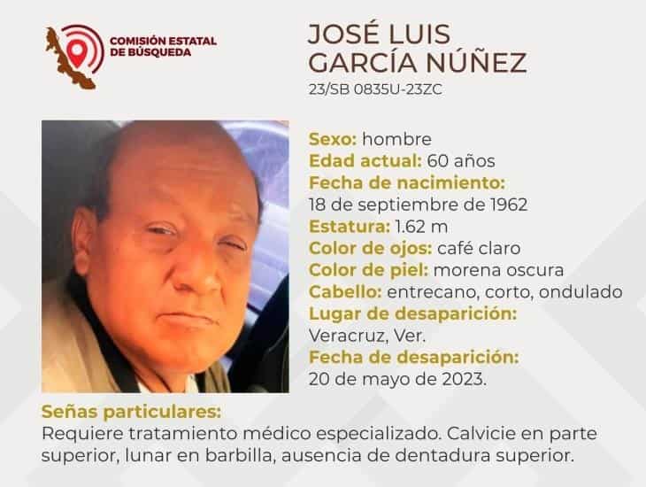 Abuelito desaparece en calles de Veracruz; requiere atención médica