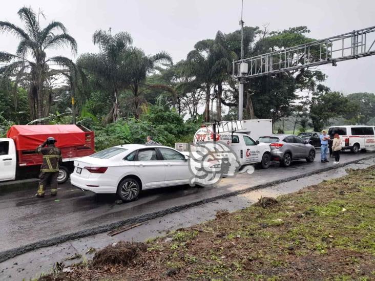 ¡Carambola! Se registra accidente en la carretera Fortín-Huatusco