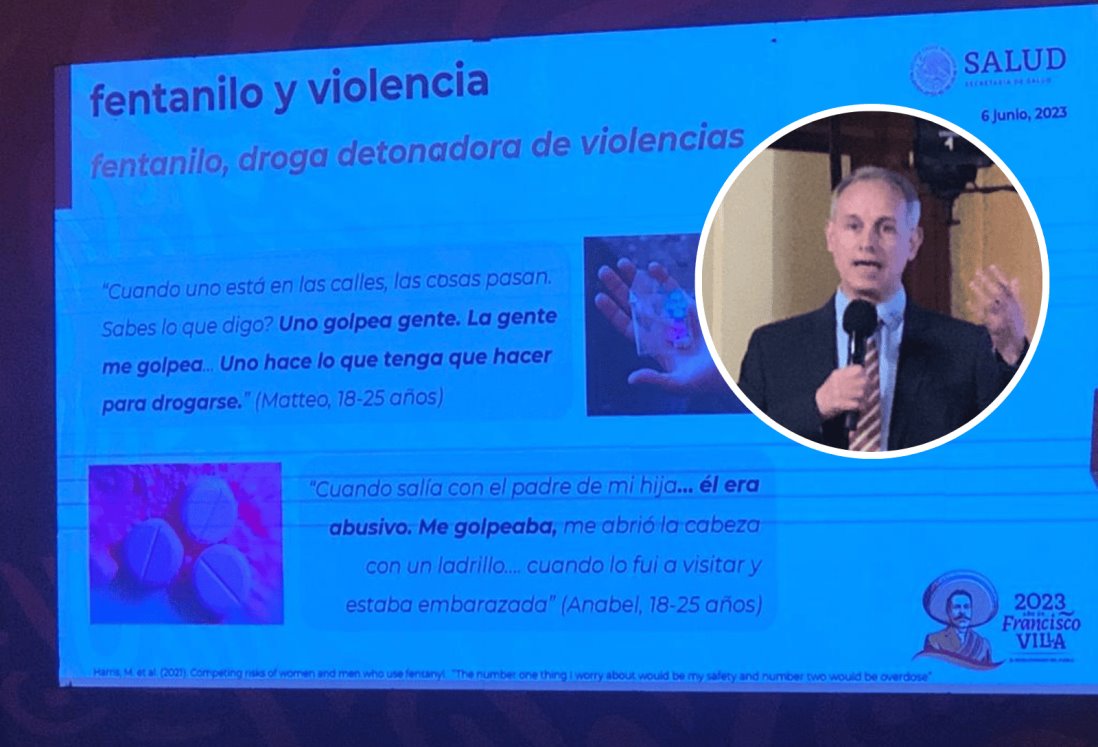 Consumo de drogas está vinculado a la generación de violencia: Gatell