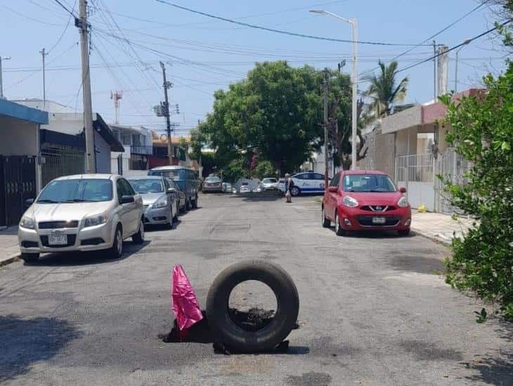 Vecinos se oponen a instalación de tuberías de gas en Juan Pablo II, en Boca del Río