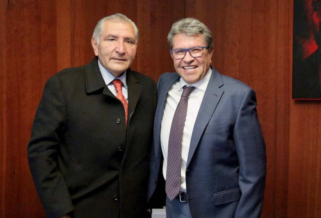 Adán Augusto y Ricardo Monreal reaccionan a renuncia de Marcelo Ebrard