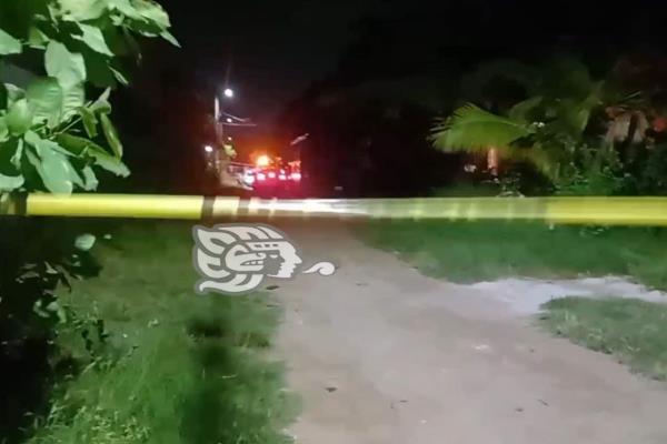 Ultiman a sujeto en calles de Coatzacoalcos