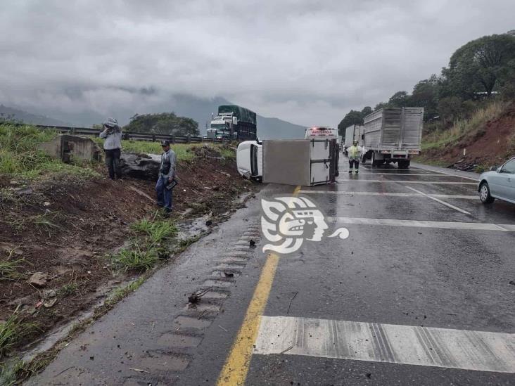 Se registran dos accidentes en la carretera Córdoba-Puebla