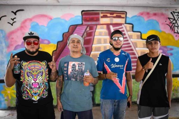 Con murales, buscan embellecer Centro Histórico de Veracruz
