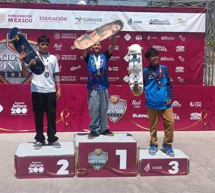 Logra Daniel Méndez plata en skateboarding