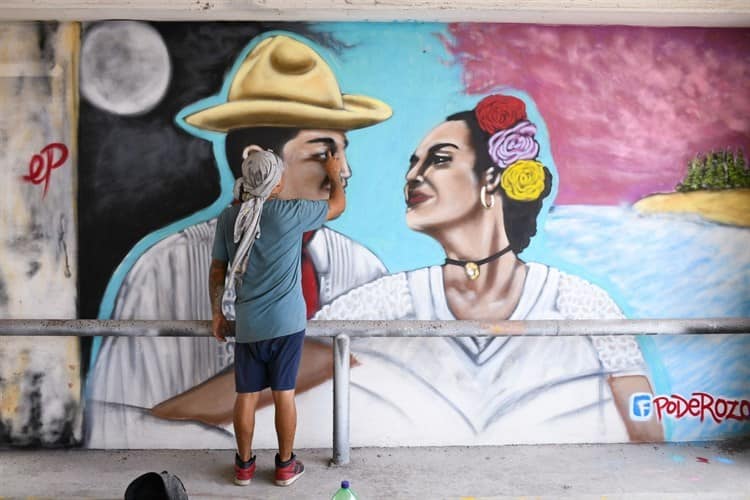 Buscan llenar de murales los espacios libres del Centro Histórico de Veracruz