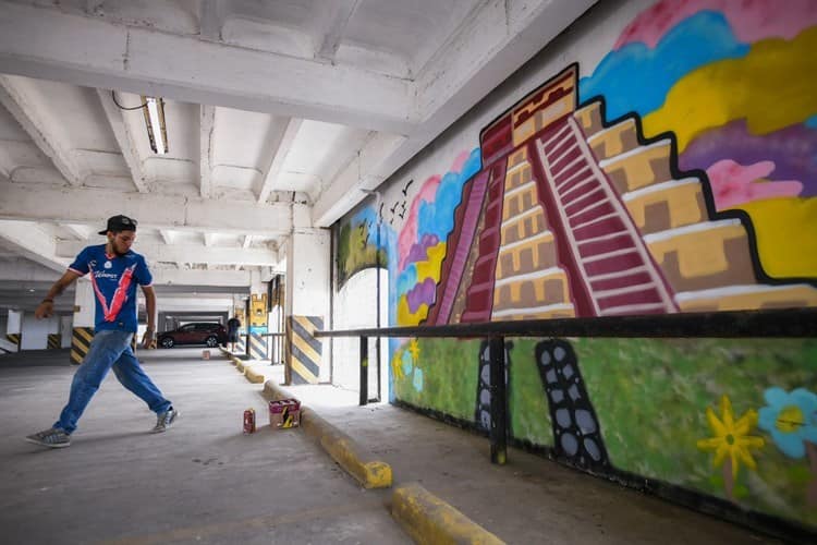 Buscan llenar de murales los espacios libres del Centro Histórico de Veracruz