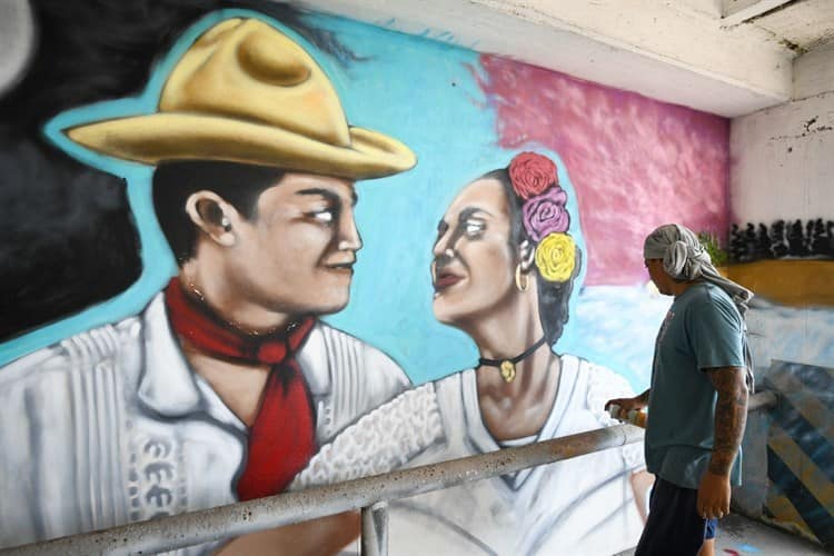 Buscan llenar de murales los espacios libres del Centro Histórico de Veracruz