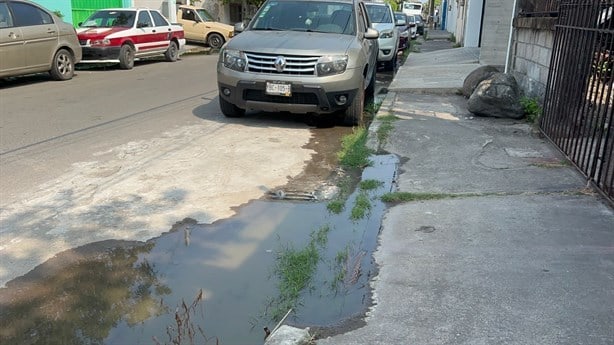 Olores fétidos que emanan de drenajes en Veracruz causa molestia a vecinos