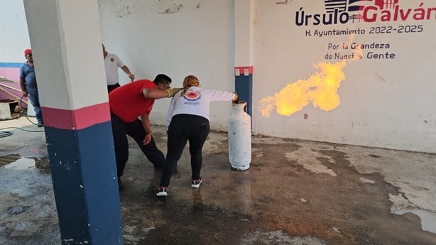 Imparten curso el Uso y manejo del Gas LP en Úrsulo Galván