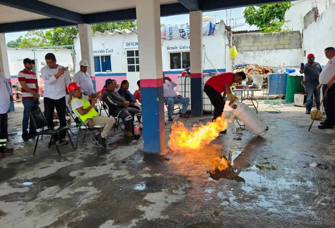 Imparten curso el Uso y manejo del Gas LP en Úrsulo Galván