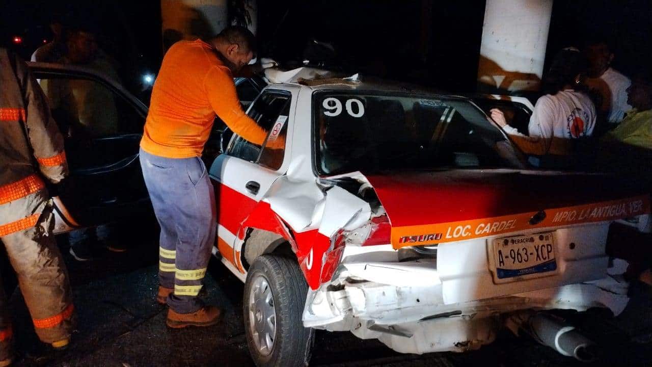 Muere prensado taxista de Cardel; culpable se da a la fuga