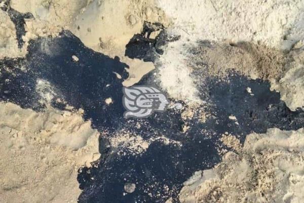 Detectan manchas de chapopote en playas de Tuxpan