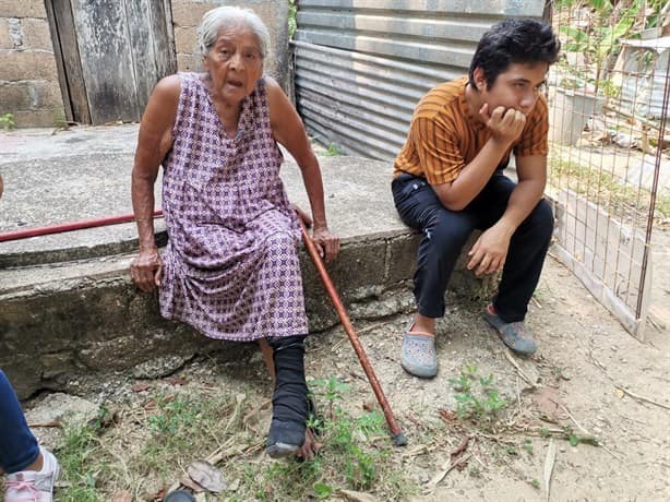 Director de Patrimonio Municipal de Nanchital derriba cercos con los que colonos protegen sus plantíos (+Video)