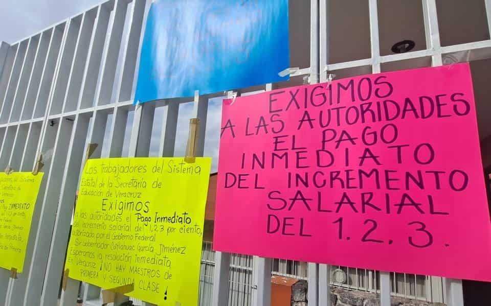 Si no hay aumento, magisterio hará mega protesta en Veracruz