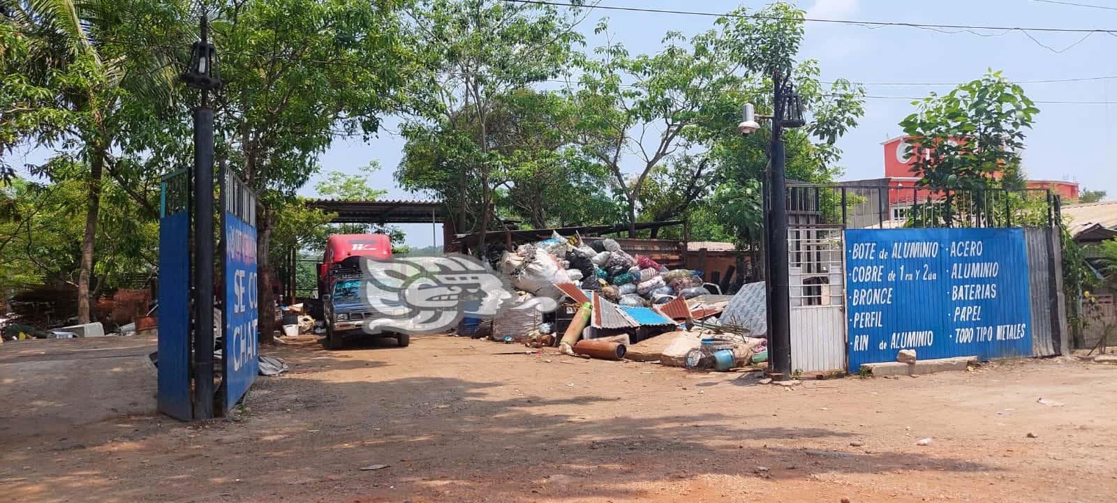 Compra y venta de la chatarra, el negocio que mueve a Jáltipan