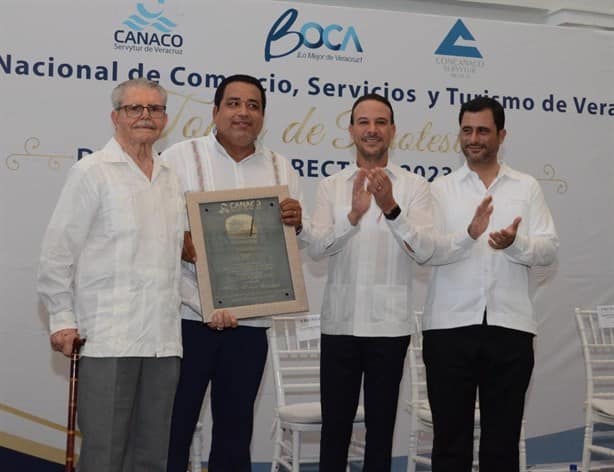 Rinde protesta el Consejo Directivo de la Canaco en Veracruz (+Video)