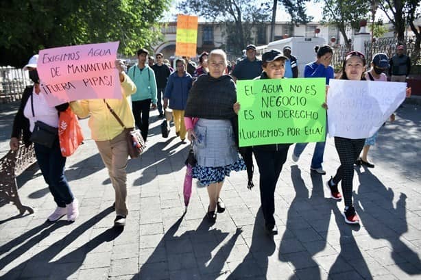 Llaman a evitar confrontaciones por falta de agua en Perote