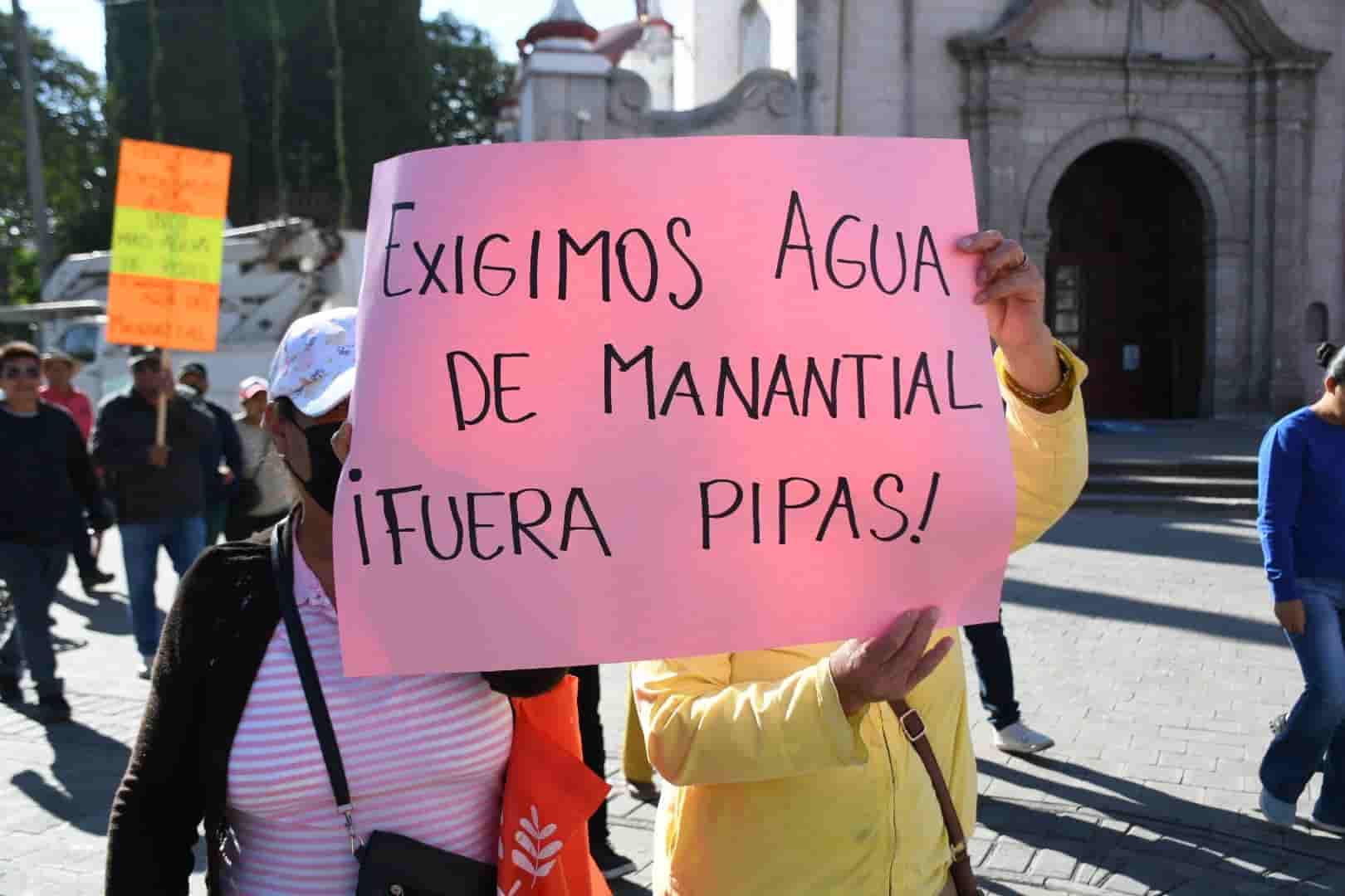 Llaman a evitar confrontaciones por falta de agua en Perote