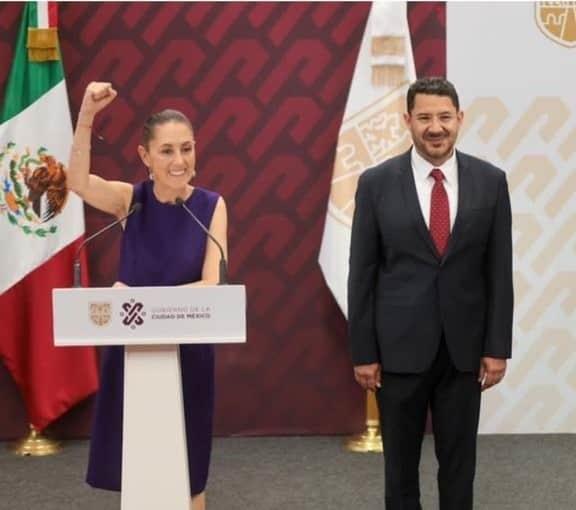 AMLO celebra llegada de Martí Batres al gobierno de la CDMX