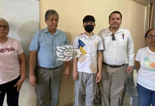 Valentín Reyes, de Minatitlán, preseleccionado para Olimpiada Nacional de Matemáticas (+Video)