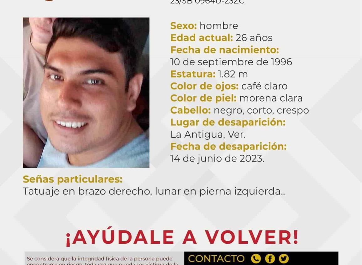 Piden apoyo para localizar a joven desaparecido en La Antigua