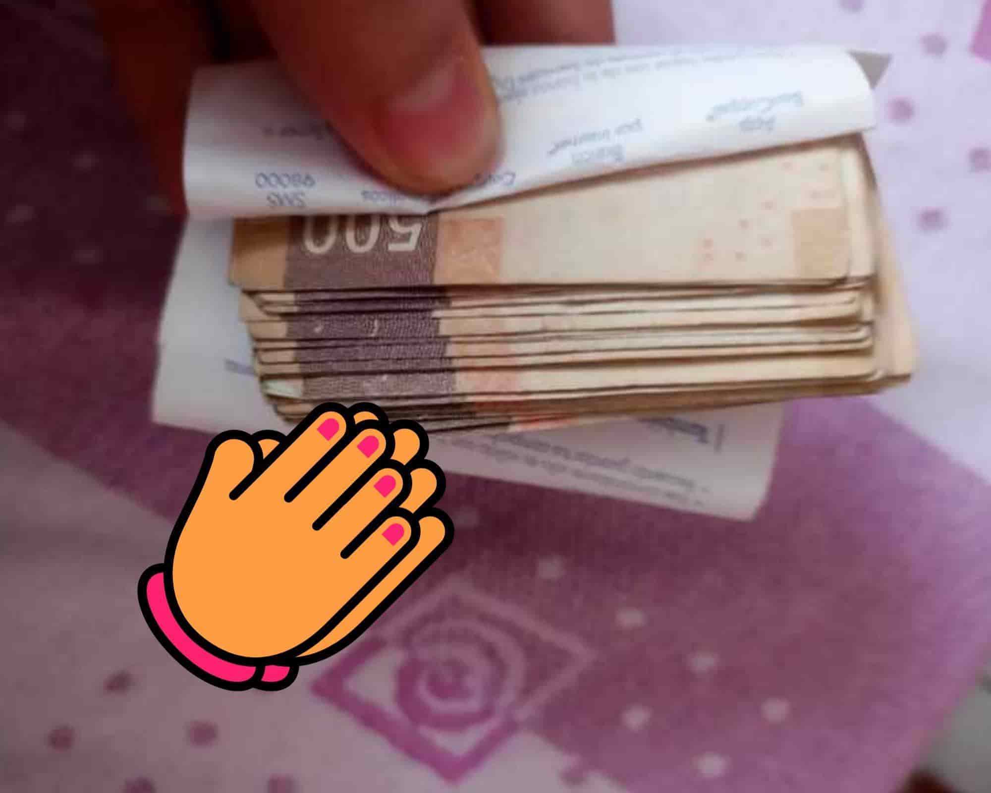 Encuentra cartera con 8 mil pesos en Medellín de Bravo; la premian por regresarlos