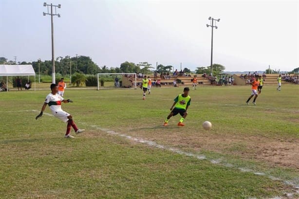 Hay talento futbolístico en Nanchital